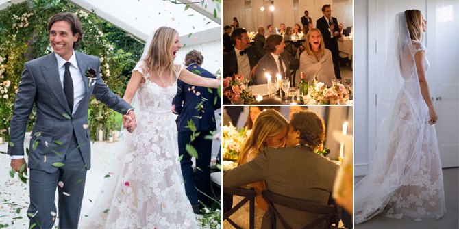 PHOTO: Romantic Moments from Gwyneth Paltrow & Brad Falchuk's Wedding