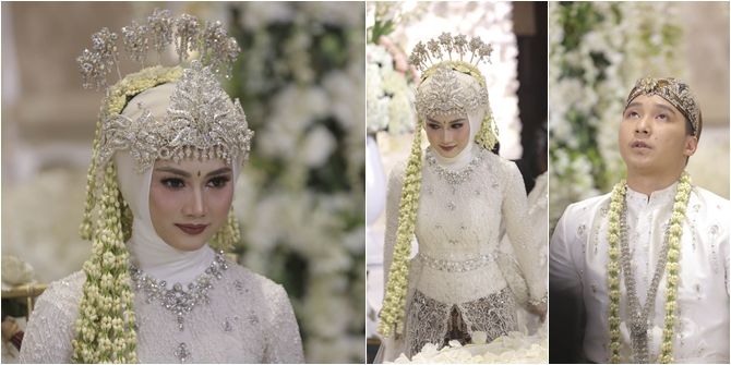 PHOTO of the Tense Moment of Melody Nurramdhani's Wedding Ceremony, Unforgettable