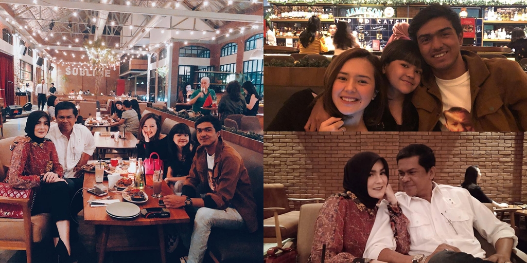 PHOTO: Papa's Birthday, Beby Tsabina & Family Dinner Together