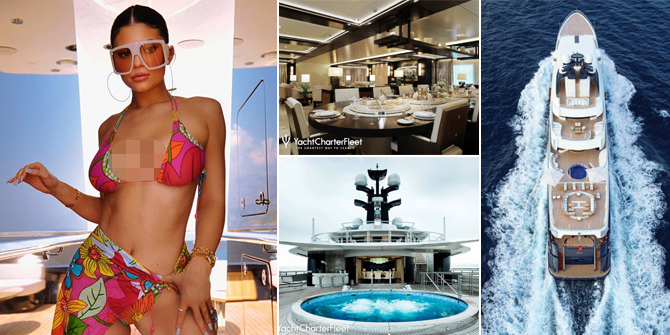 PHOTO: Appearance of Luxury Yacht Rented by Kylie Jenner, Rp 17 Billion Per Week!