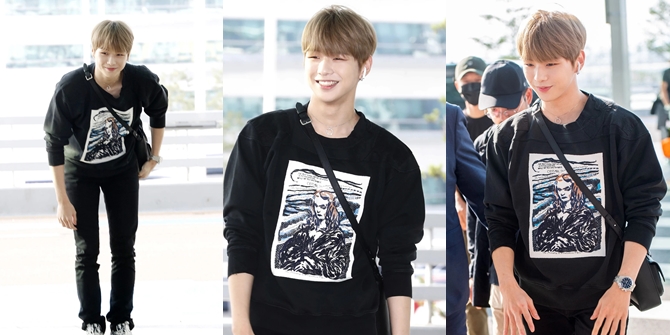 PHOTO: Kang Daniel's First Appearance After Being Caught Dating, Adorable Happy Face