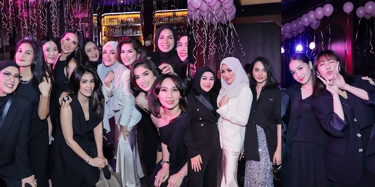 PHOTOS of Olla Ramlan's Birthday Celebration, Festive with a Black Theme - Attended by Many Artists