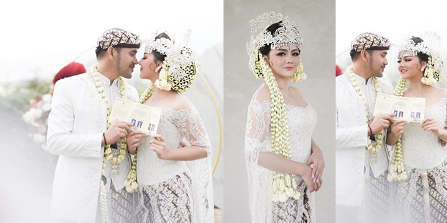 PHOTO Jenita Janet and Danu Sofwan's Wedding, All White with Sundanese Tradition