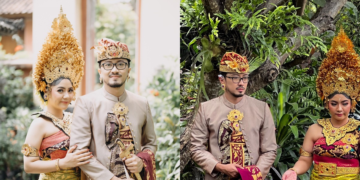 Wedding Photos of Comedian Gilang Bhaskara with Hindu Customs, Suspected of Changing Religion and Refusing to Give Clarification