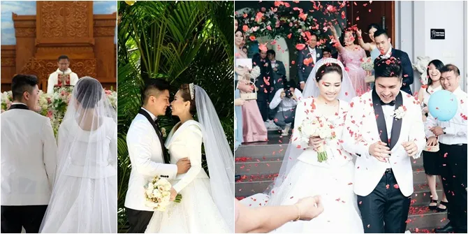 FOTO: PERNIKAHAN MICHAEL KAKAK GLENN ALINSKIE, MERIAH DI 