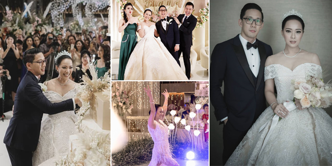 PHOTO: Yuanita Christiani's Wedding Reception Party, Luxurious and Romantic