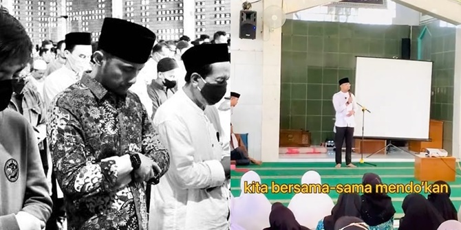 Foto Plt Bupati Bandung Barat Hengky Kurniawan Participates in Silent Prayer for Eril Putra Ridwan Kamil, Also Leads Prayer Beforehand