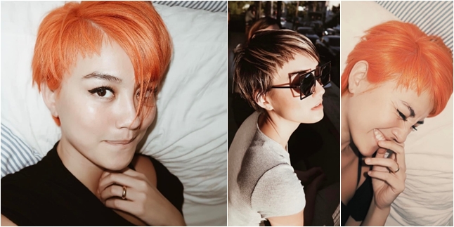 FOTO: RAMBUT BARU AGNEZ MO, PIXIE - ORANGE BIKIN MAKIN 