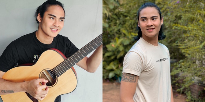 Photo of Renaga Tahier, Ferdy Element's Son Who is Also a Young Musician, Long-haired and Tattooed Making Him Even More Macho