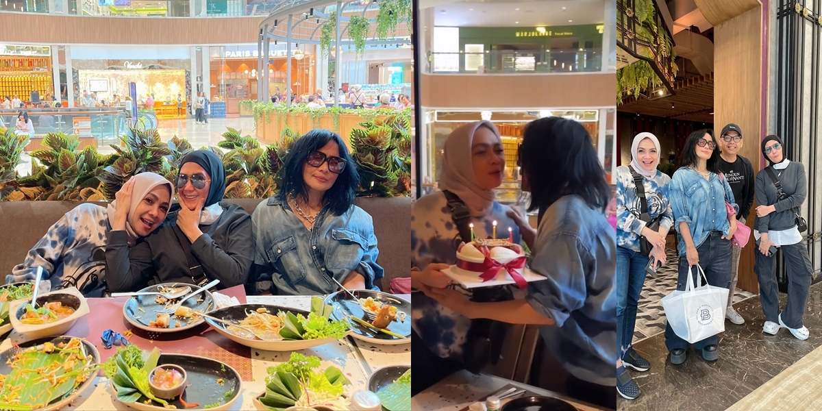 PHOTO Rieta Amilia and Nicky Astria Give Surprise Birthday for Atiek CB, Reunion of '90s Idols