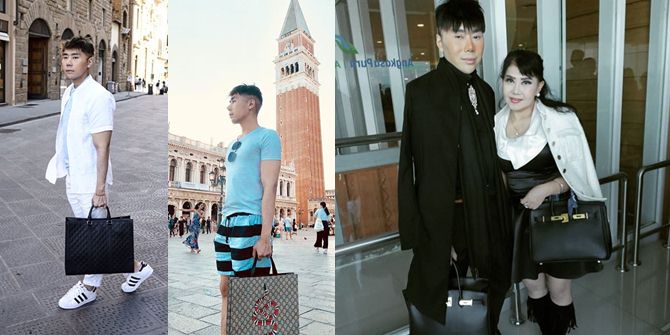 FOTO Roy Kiyoshi dan Koleksi Tas Brandednya, Gucci Sampai 