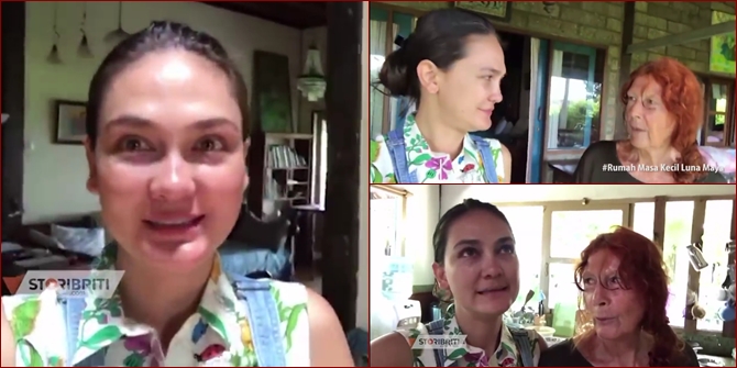 PHOTO: Luna Maya's Simple House in Bali & Close to Rice Fields