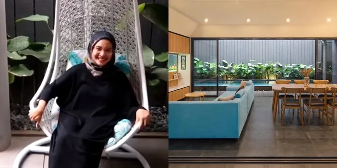 Foto Rumah Intan Nuraini yang Bertema Tropis dan Hemat Listrik, Tidak Luas Tapi Desainnya Unik Instagram-able - Vimarsana News