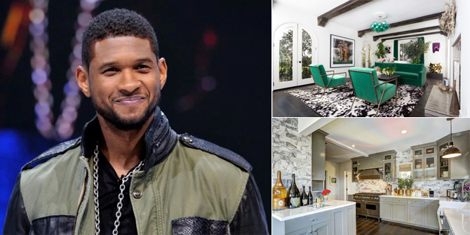 FOTO: RUMAH MEWAH USHER DI LOS ANGELES DIJUAL SEHARGA RP 