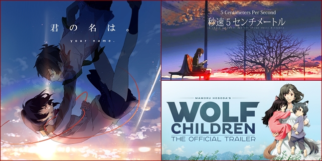 FOTO: Sederet Anime Movie Wajib Tonton Yang Menguras Air 