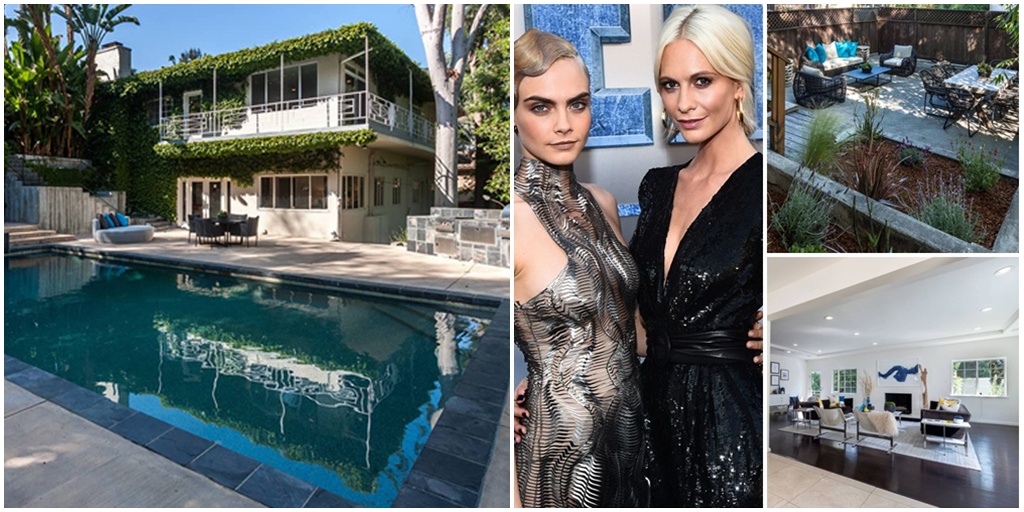 FOTO: SEHARGA 27 M, RUMAH BARU CARA & POPPY DELEVINGNE 