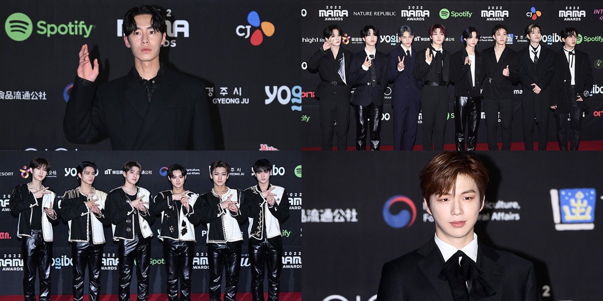 Handsome Celebrities Photos on the MAMA 2022 Red Carpet, There's a New  Bride and TXT's Skirt