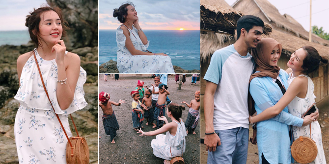 PHOTO: The Exciting Moments of Beby Tsabina & Family's Vacation to Lombok