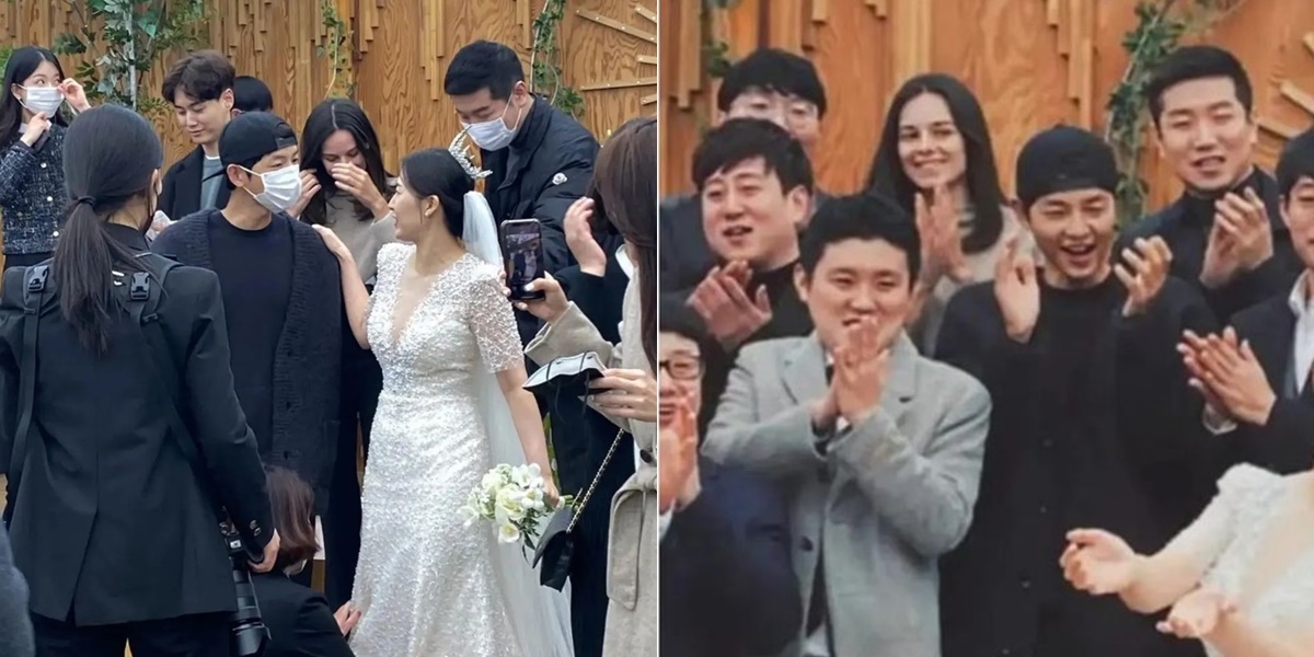 Foto Song Joong Ki Invites Girlfriend to a Wedding in Korea, Simple Outfit Becomes the Highlight