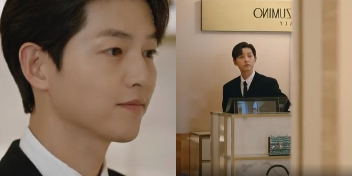 Photo of Song Joong Ki Cameo in 'LITTLE WOMEN' as a Shoe Store Employee, Vincenzo in Disguise?