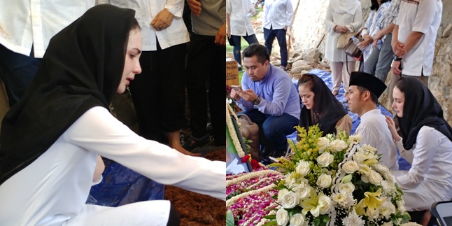 PHOTO: Emotional Atmosphere of Eril Dardak's Funeral, Arumi Bachsin's Brother-in-law