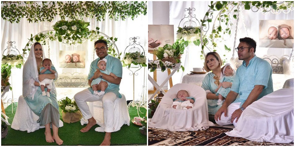 FOTO: SURYA SAPUTRA & CYNTHIA LAMUSU GELAR AQIQAH UNTUK SI 