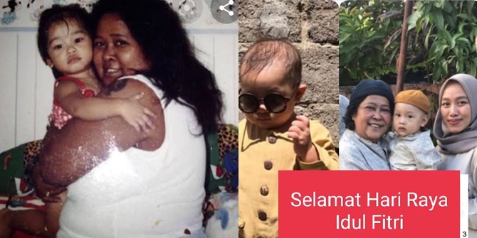 Transformation Photo of Suti Karno and her Adopted Daughter Chia, Now Already Has Grandchildren