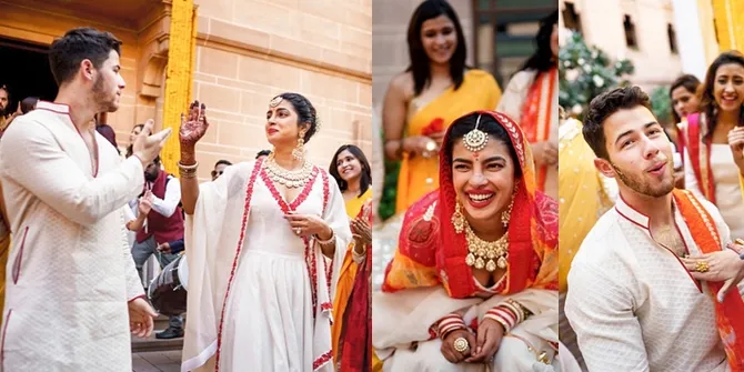 Foto Upacara Chooda Pernikahan Priyanka Chopra - Nick 