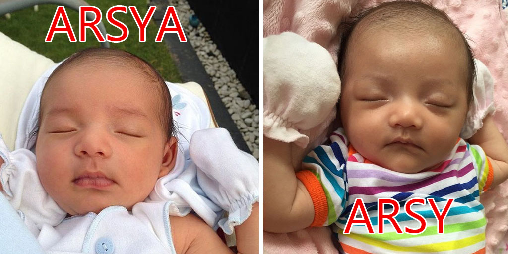 FOTO: Wajah Lucu Anak Ashanty, Arsya - Arsy Hermansyah Saat Bayi