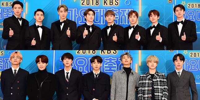 Boyband Styles on the Red Carpet at KBS Song Festival 2018, from EXO to BTS