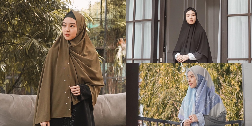 Syari Hijab Style of Lindswell Kwok: Beautiful, Simple, and Elegant