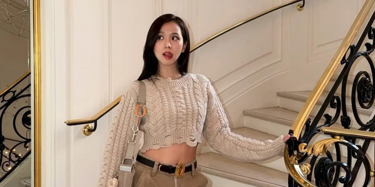 Casual Style of Jisoo BLACKPINK After Attending Dior Autumn Winter 2026-2027 Show