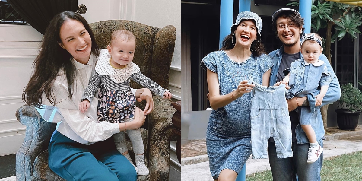 1 Year Old, Pictures of Baby Djiwa, Daughter of Nadine Chandrawinata and Dimas Anggara Who Will Soon Become a Big Sister - Her Face is So White