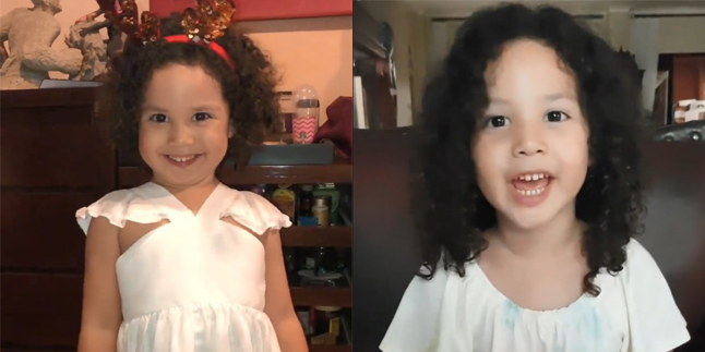 Four Years Old, Peek into the Portrait of Baby Yeka, Ahmad Albar's Daughter, who is Growing More Beautiful with an Arab Face, Her Curly Hair is Adorable