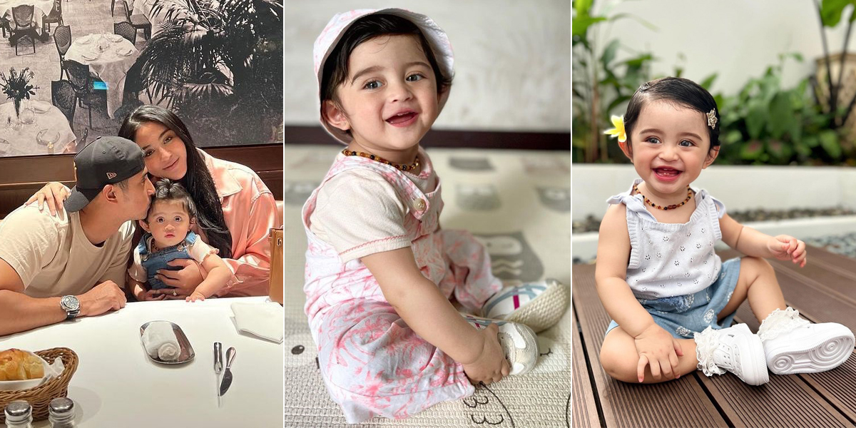 At the age of 1, Baby Guzel, the daughter of Margin and Ali Syakieb, becomes even more beautiful like a Turkish doll