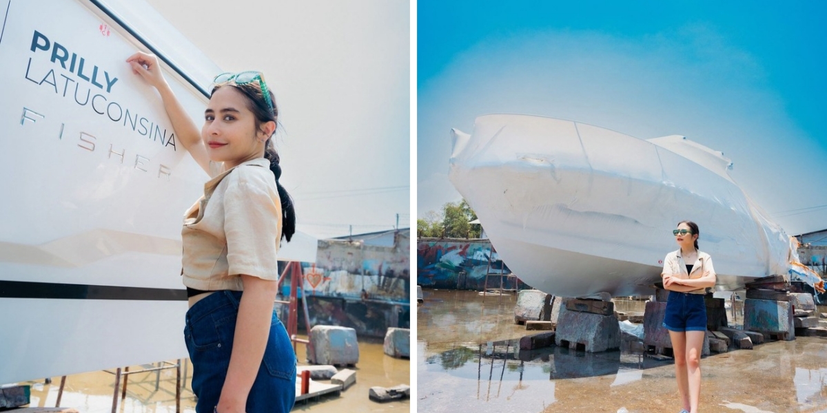 Turning 28 Years Old, Prilly Latuconsina Buys a Luxury Yacht as a Birthday Gift for Herself