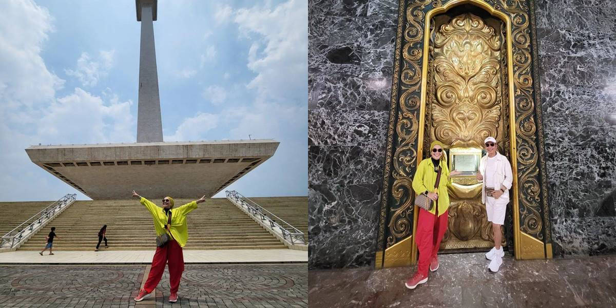 Celebrating Umi Kalsum's 50th Birthday, 8 Photos of Family Trip to Monas - Ayu Ting Ting Not Joining