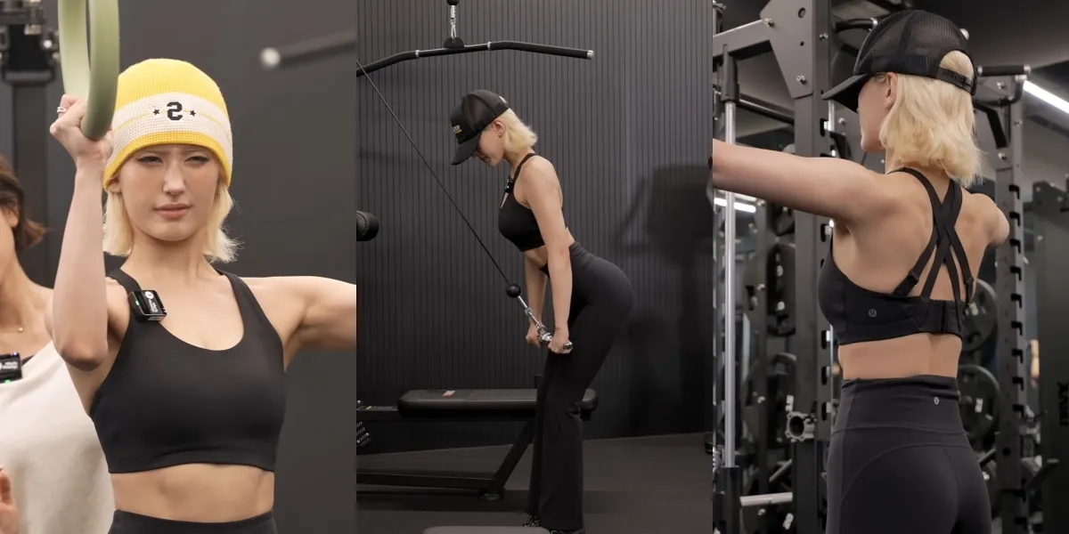 Gym Routine of Jeon Somi Ahead of Comeback, Secret to Strong Shoulders - Flat Stomach