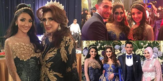 Present at Tania Nadira's Wedding Reception, Tsania Marwa's Appearance Draws Attention