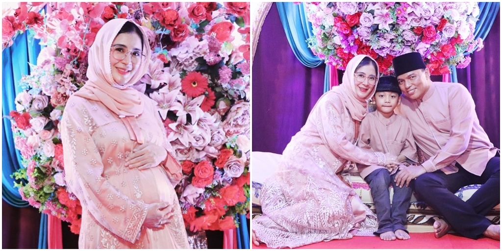 Pregnant with Second Child at 40 Years Old, 7 Portraits of Uut Permatasari's Seven-Month Celebration - Beautiful Aura of a Pregnant Woman Shines