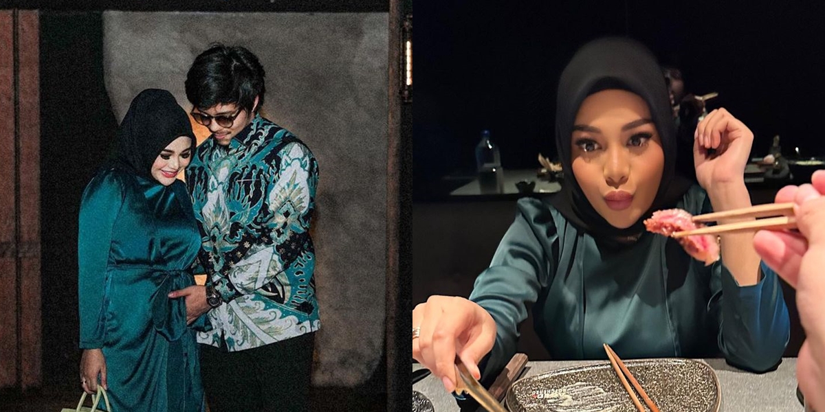 Pregnant with Second Child, Here are 8 Photos of Aurel Hermansyah Craving Meat and Being Fed by Her Husband - Crying All Night If Not Accommodated