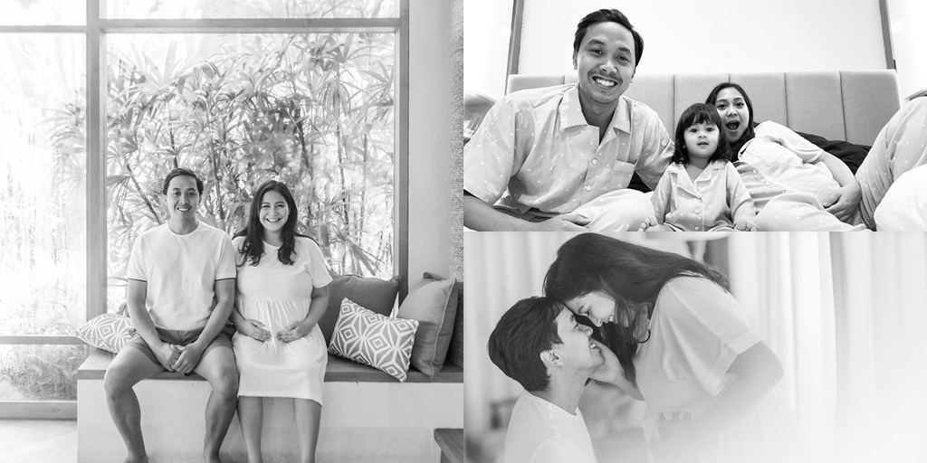 Pregnant with Second Child, Check Out 8 Cute Maternity Shoot Photos of Caca Tengker, Nagita Slavina's Sister, with Her Husband