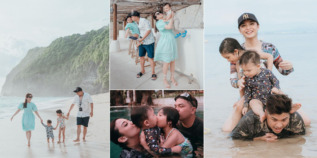 Happy Family! Intip 10 Foto Liburan Eksotis Chelsea Olivia dan Glenn Alinskie Bersama Anak-Anaknya di Bali