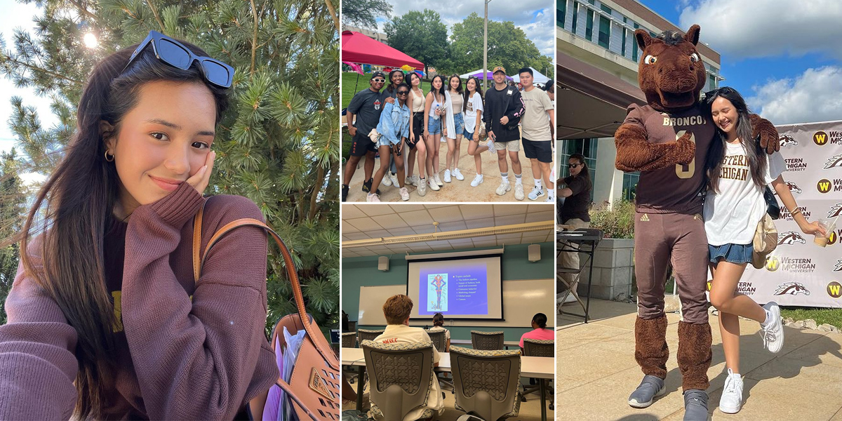 First Day of College in America, Check out Beby Tsabina's Latest Photos Showing Classroom Atmosphere & Campus Life