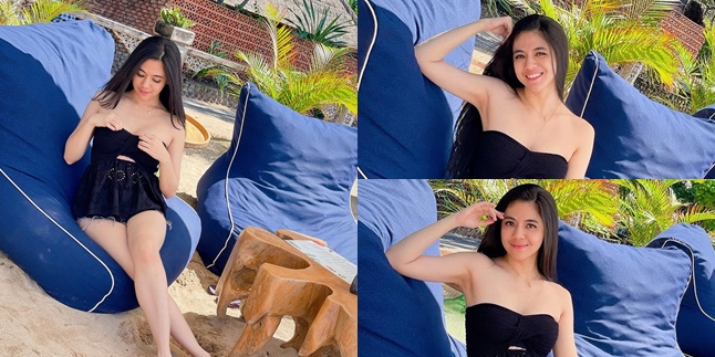 Hot Mom Distracts, Portrait of DJ Una Wearing a Sarong While Relaxing on the Beach - Netizens: Single Mothers are Ahead