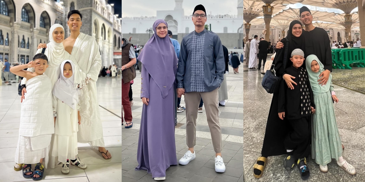 Worship While Vacationing, 10 Photos of Nycta Gina and Rizky Kinos Going on Umrah After their Child's Surgery - Initially Unplanned