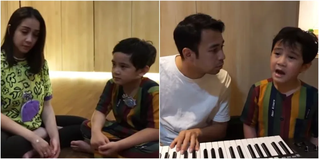 Want to Be an Artist, Here are 10 Adorable Moments of Rafathar Starting to Actively Learn Art - Taught Directly by Raffi and Nagita