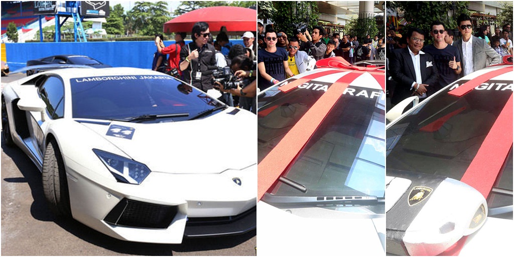 FOTO MOBIL RP 12 MILIAR HADIAH PERNIKAHAN MEWAH RAFFI 