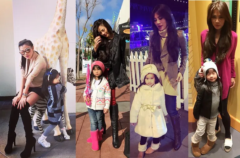 INTIP GAYA MODIS ADINDA BAKRIE DAN PUTRINYA, KIERRA 