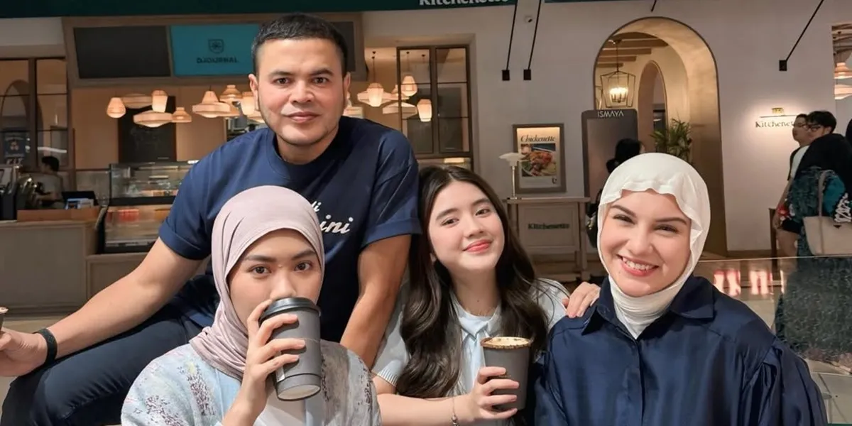 Irish Bella Enjoys Coffee Beautifully with Her Husband and Stepchildren, Family Quality Time